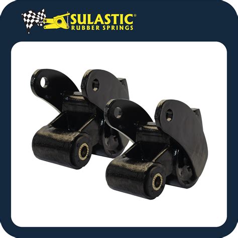 Sulastic Rubber Springs. Sulastic Shackle.